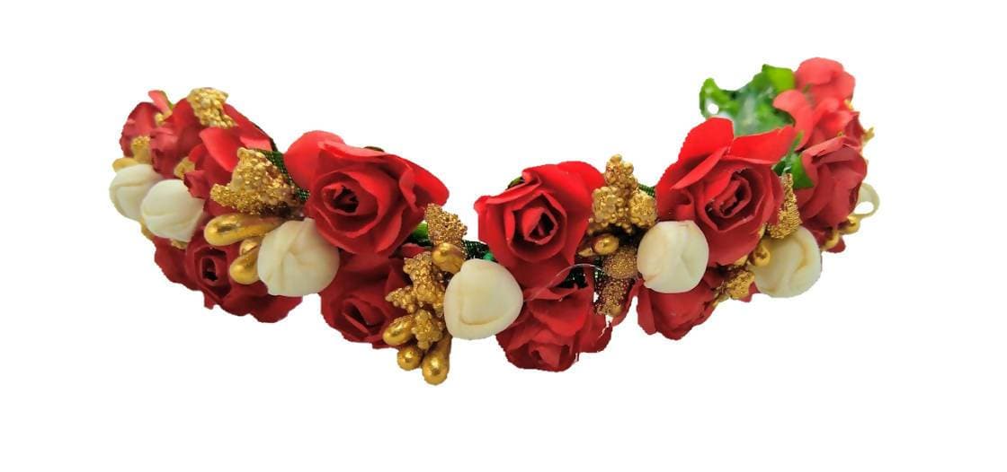 Multicolor Rose & Mogra Gajra