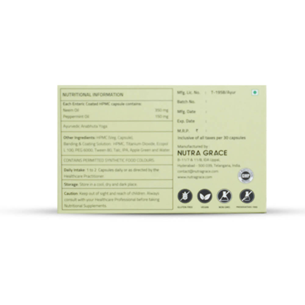 Nutra Grace Neemint Capsules - Distacart