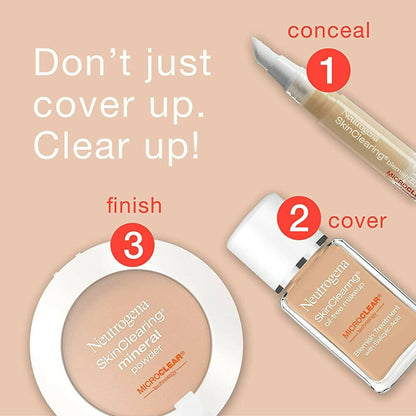 Neutrogena Skinclearing Makeup, 8 Medium Beige - Distacart