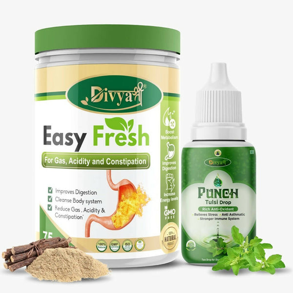 Divya Shree Easy Fresh Powder and Punch Tulsi Drop Combo - Distacart