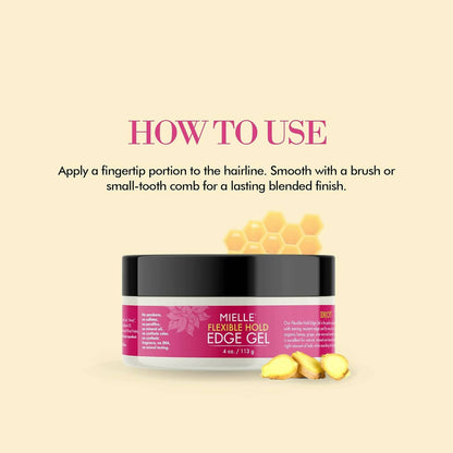 Mielle Honey and Ginger Edge Gel - Distacart