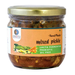 Dhatu Organics & Naturals Oil Free Mixed Veg Pickle - Distacart