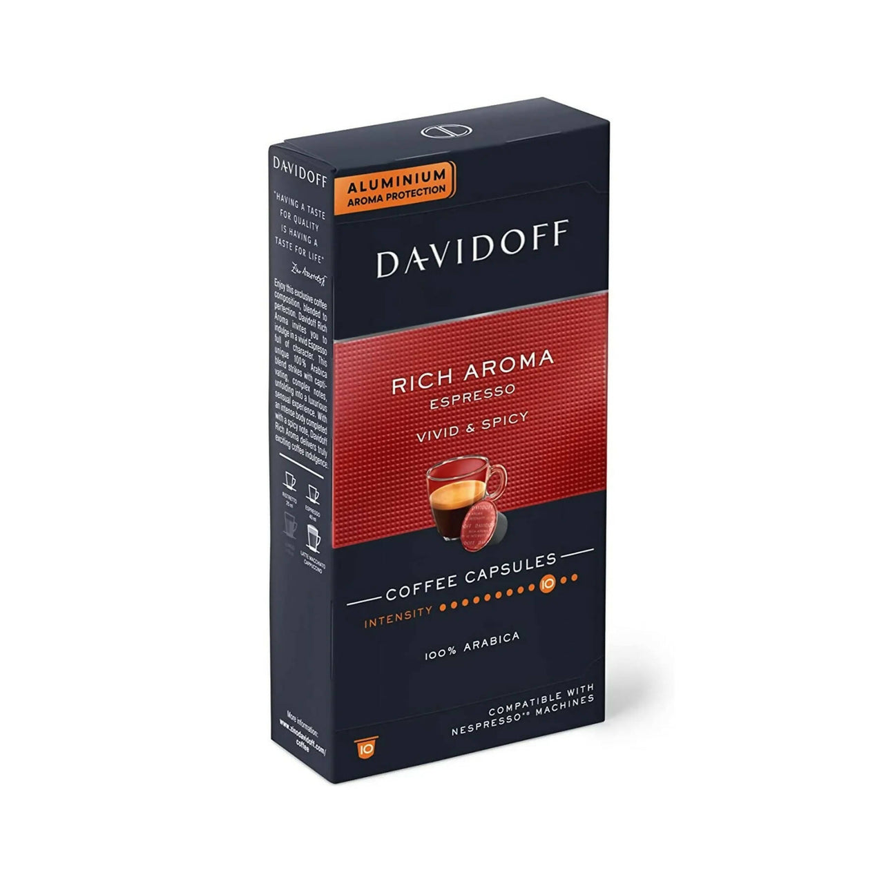 Davidoff Rich Aroma Espresso Coffee Capsules - Distacart