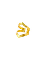 Thumbnail for NVR Women Gold Plated Adjustable Finger Ring - Distacart