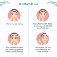 Thumbnail for Bajaj Nomarks Ayurvedic Antimarks Cream For Oily Skin - Distacart