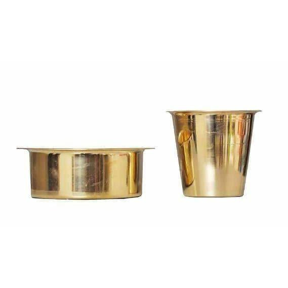 Pure Brass Madrasi Filter Coffee Set