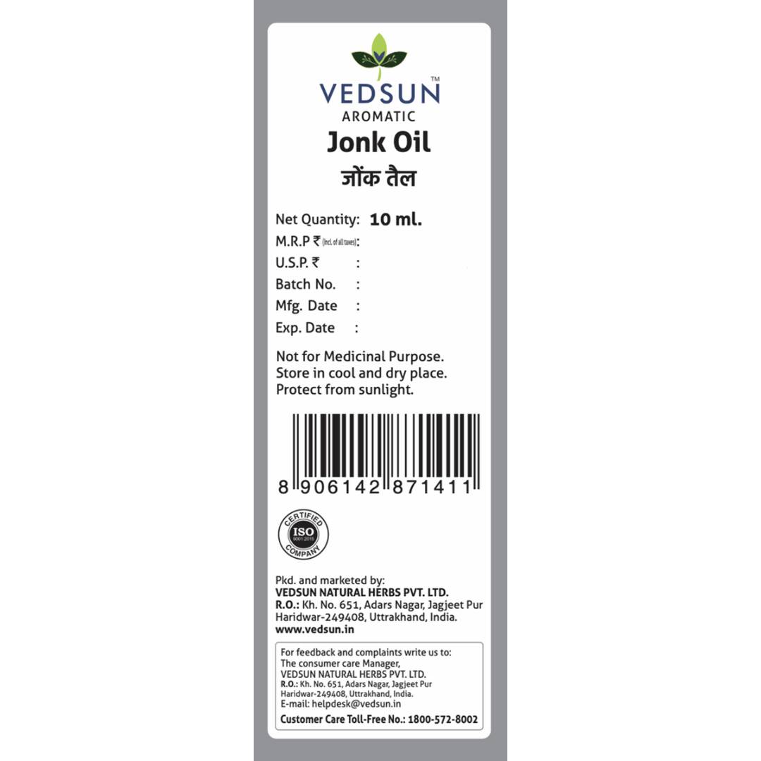 Vedsun Naturals Jonk Oil - Distacart