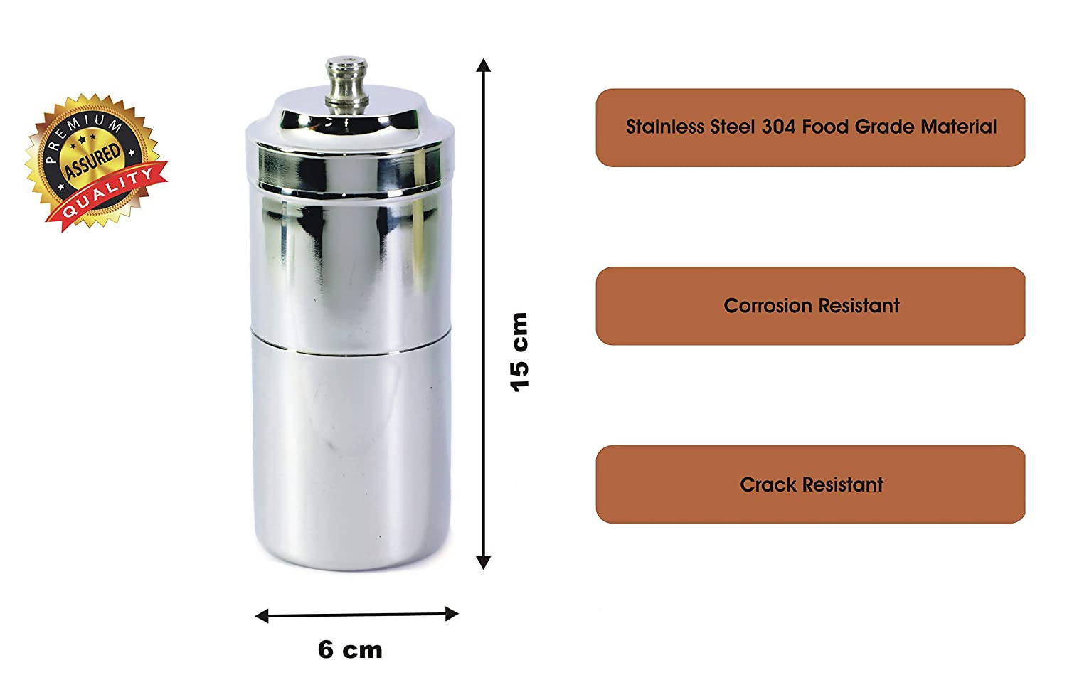 Buy Stainless Steel South Indian Filter Coffee Machine in Online