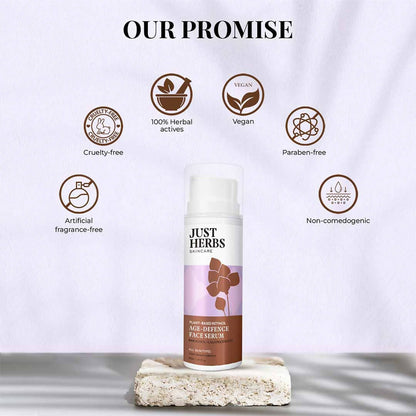 Just Herbs Plant-Based Retinol Age Defence Face Serum - Distacart