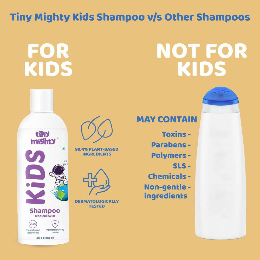 Tiny Mighty Kids Shampoo, Body Wash And Body Lotion Combo - Distacart