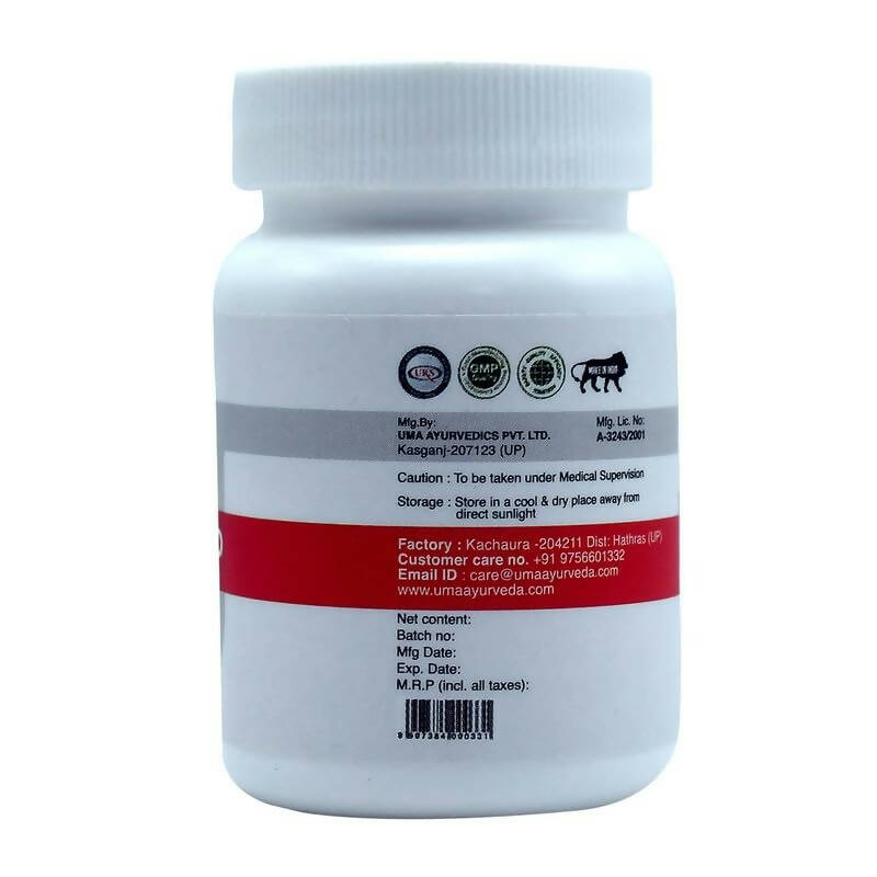 Uma Ayurveda Umarhoid Tablets - Distacart