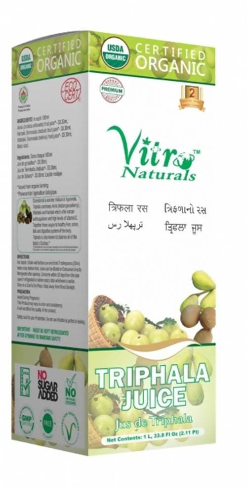 Vitro Naturals Certified Organic Triphala Juice - Distacart