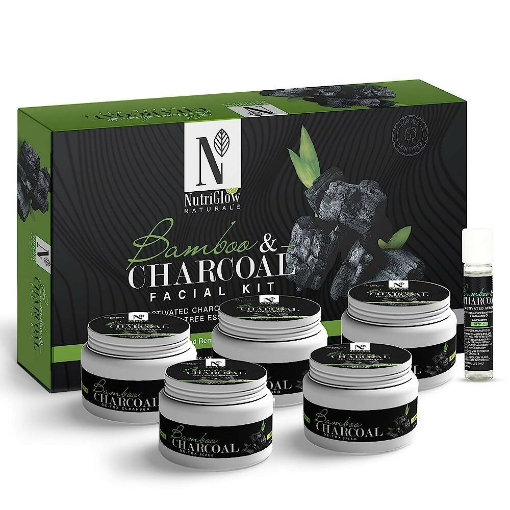 NutriGlow Natural’s Bamboo Charcoal Facial Kit - Distacart