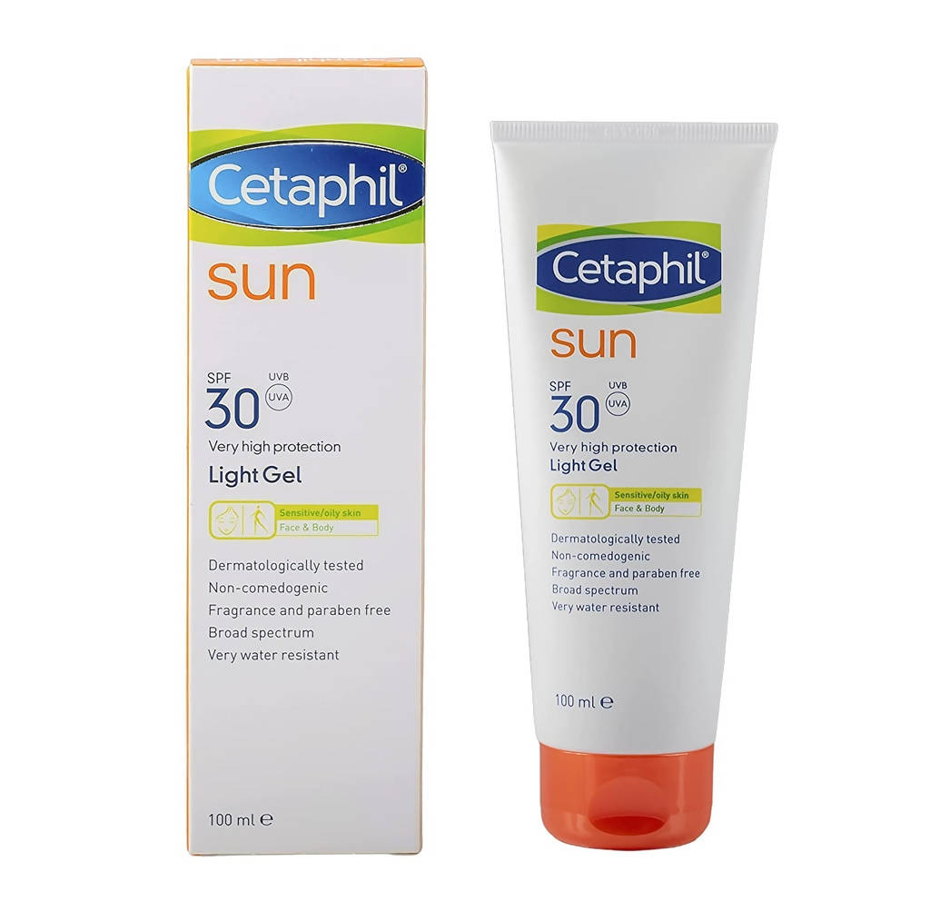 Cetaphil Sun SPF 30+ Very High Protection Light Gel - Distacart