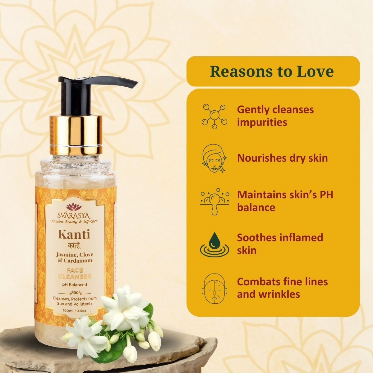 Svarasya Kanti Natural Face Wash - Distacart