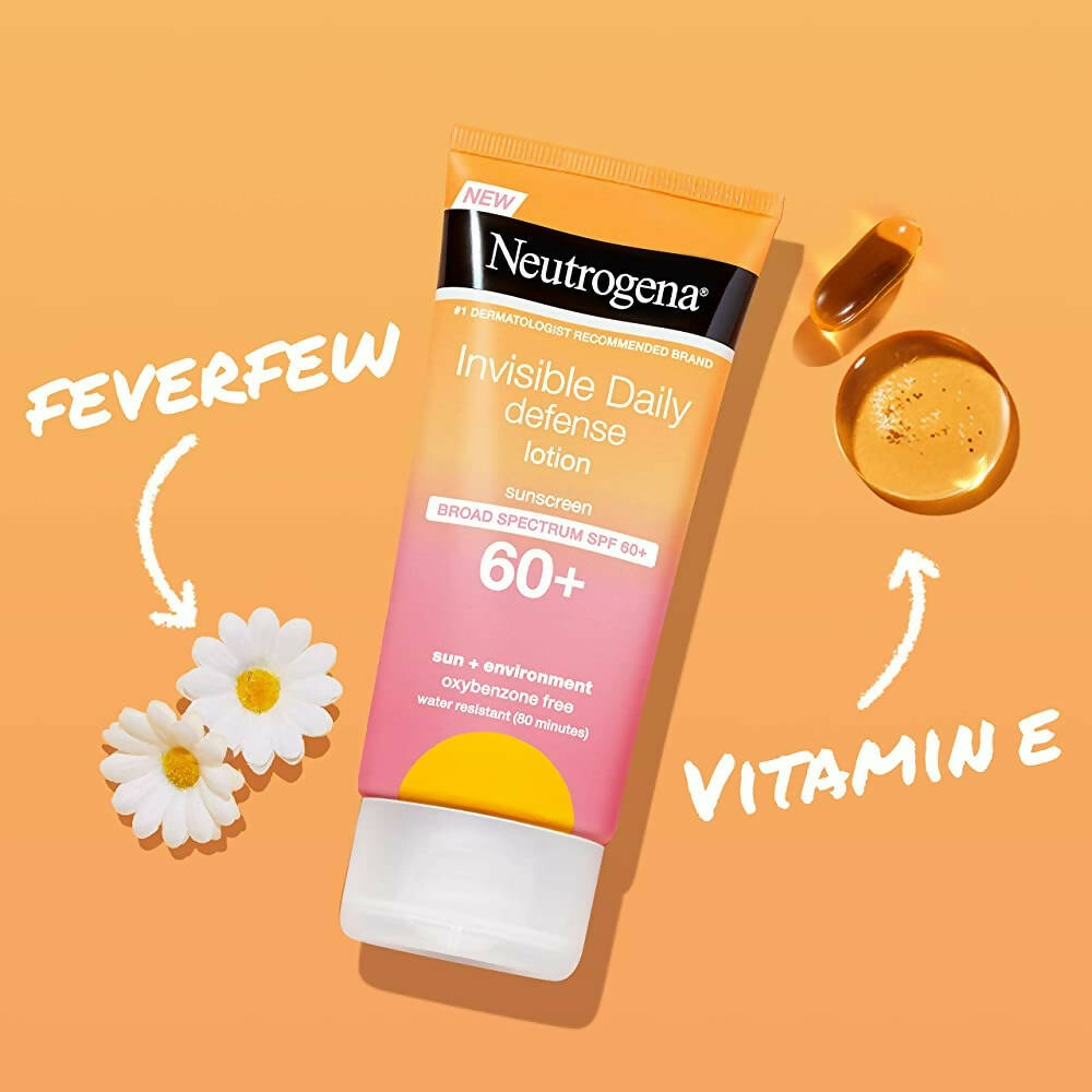 Neutrogena Invisible Daily Defense Sunscreen Lotion - Distacart