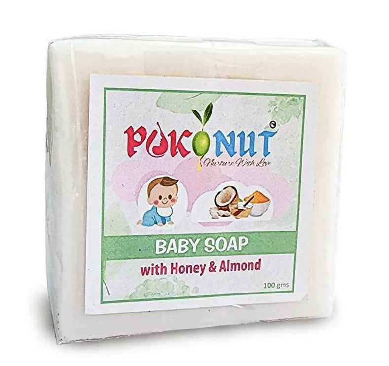 Pokonut Baby Soap With Honey & Almond - Distacart
