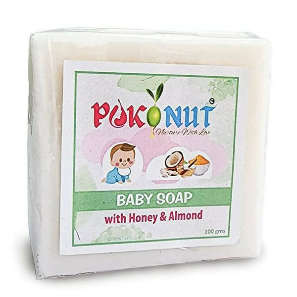 Pokonut Baby Soap With Honey & Almond - Distacart