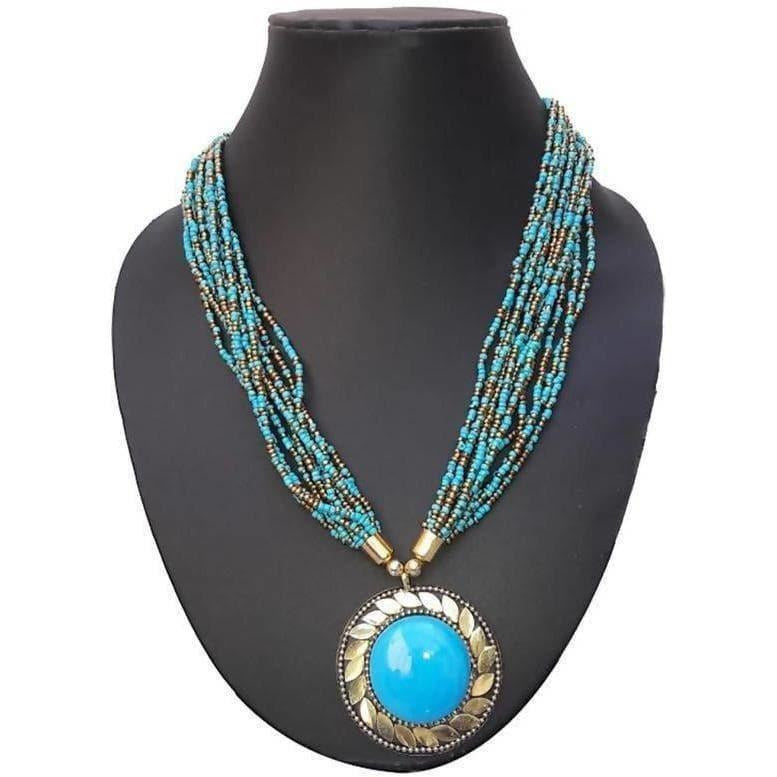 Latest traditional Jwellery set for women Color-Blue