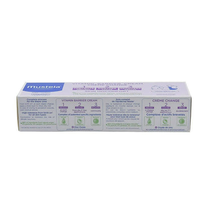 Mustela Baby 123 Vitamin Barrier Diaper Rash Cream - Distacart