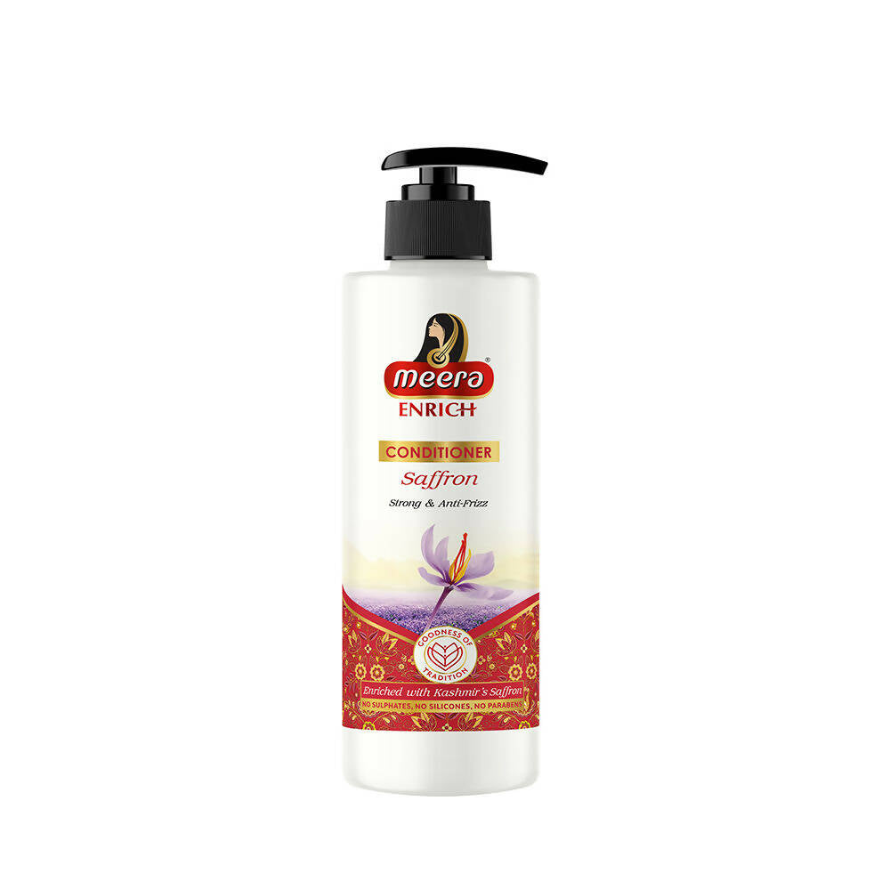 Meera Enrich Conditioner with Saffron For Strong & Anti-Frizz - Distacart