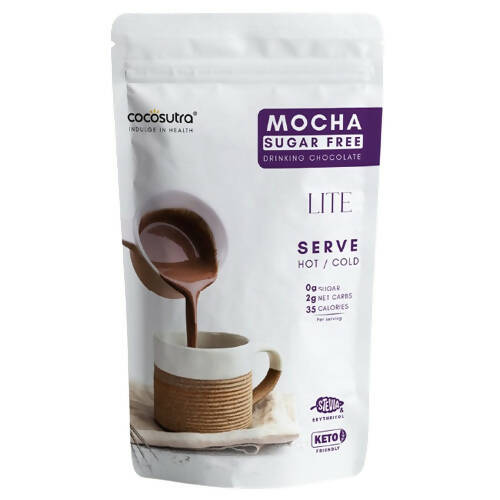 Cocosutra Lite- Sugar Free Mocha Drinking Chocolate Mix - Distacart