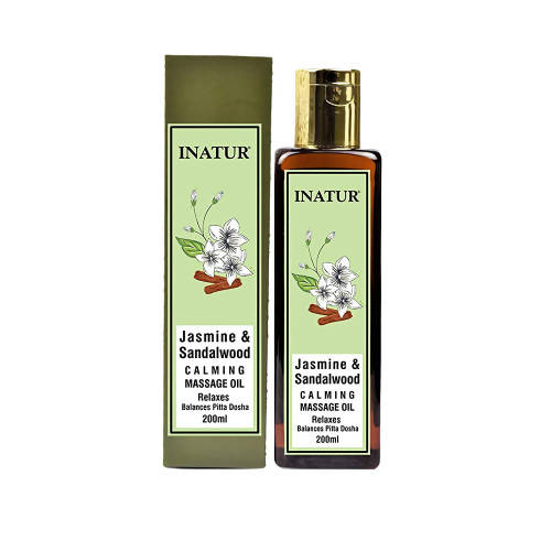 Inatur Jasmine &amp; Sandalwood Calming Massage Oil