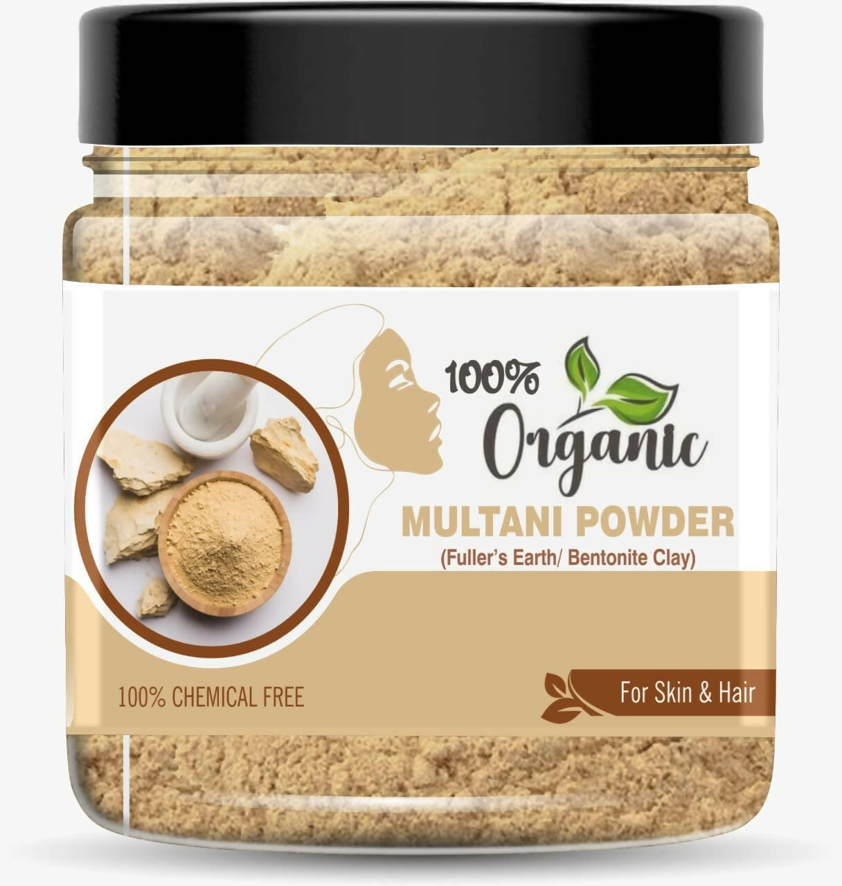 Organic 100% Multani Mitti Powder - Distacart