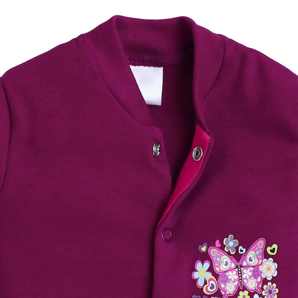 Daddy - G Rompers/Sleepsuits/Jumpsuit /Night Suits for New Born Babies - Purple - Distacart