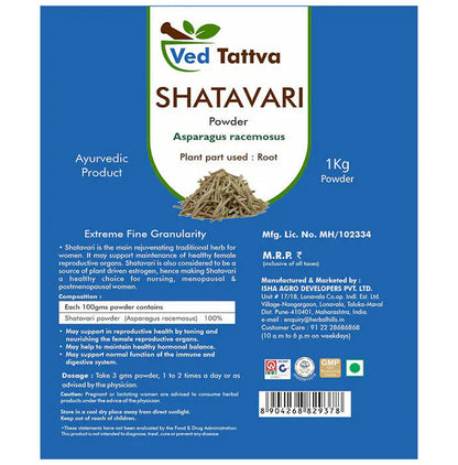 Ved Tattva Shatavari Powder - Distacart