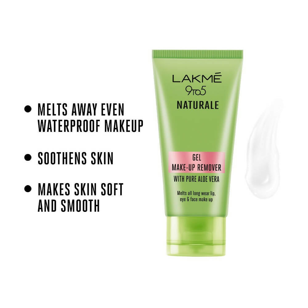 Lakme 9 To 5 Naturale Gel Makeup Remover With Pure Aloe Vera - Distacart