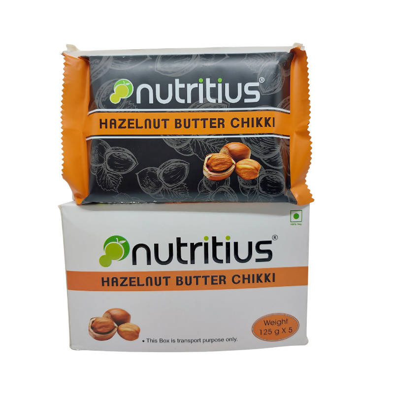 Nutritius Hazelnut Peanut Chikki - Distacart