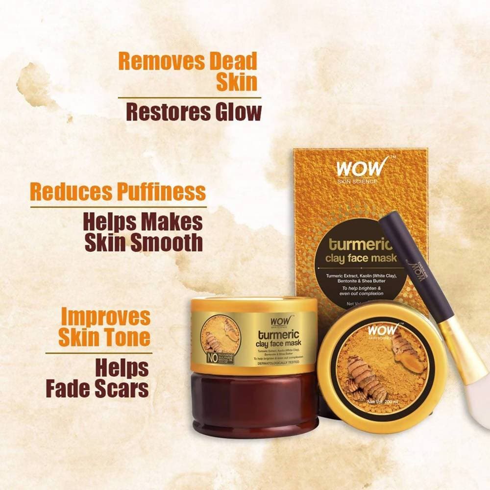 Wow Skin Science Turmeric Clay Face Mask