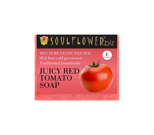 Soulflower Juicy Red Tomato Handmade Soap - Distacart