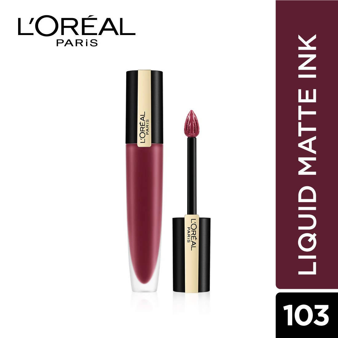 L'Oreal Paris Rouge Signature Matte Liquid Lipstick - 103 I Enjoy - Distacart
