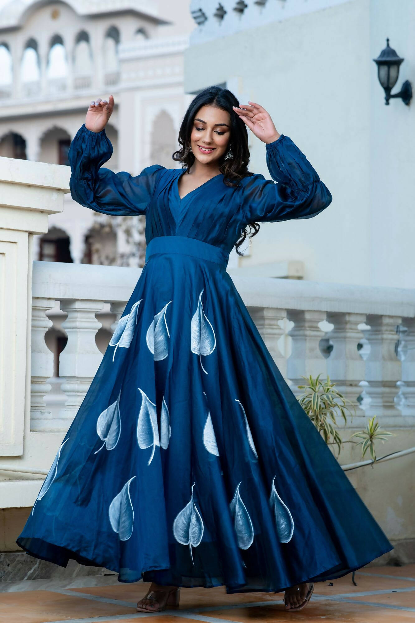 Buy Blue Fairytale Wedding Dress, Blue Wedding Dress, Blue Bridal Gown, Blue  Wedding Gown, Royal Blue Princess Dress, Princess Wedding Dress Online in  India - Etsy