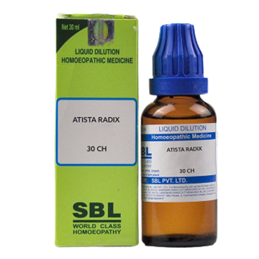 SBL Homeopathy Atista Radix Dilution
