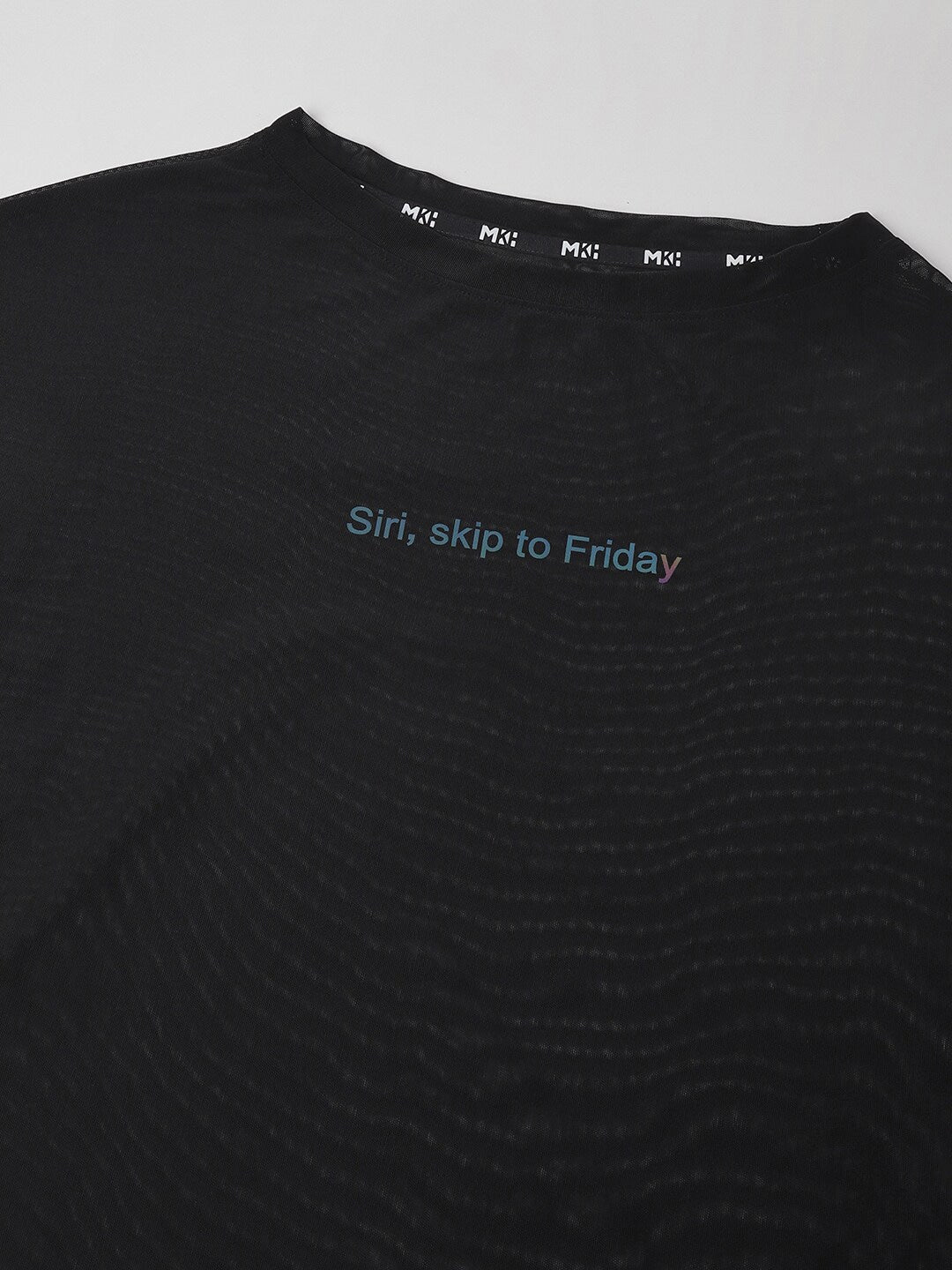 MKH Typography Printed Long Sleeve Relaxed Fit Dri-FIT Sports T-shirt - Distacart