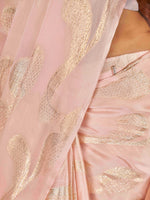 Thumbnail for Tikhi Imli Woven Design Satin Jacquard Ready to Wear Saree - Distacart
