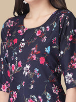 Thumbnail for Kalini Floral Printed Regular Kurta with Trousers - Distacart