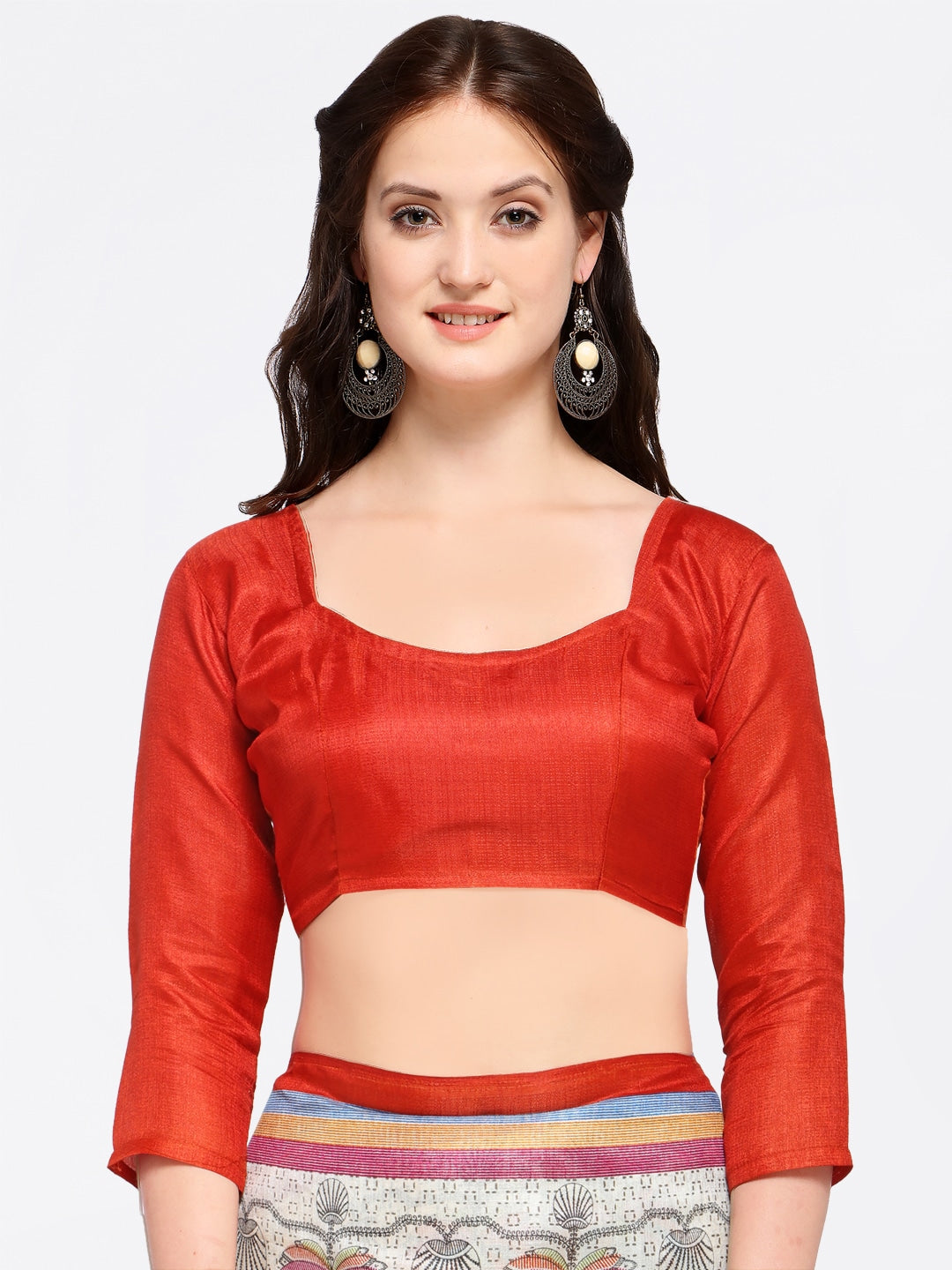 Saree Mall Blue & Beige Art Silk Printed Bhagalpuri Saree - Distacart