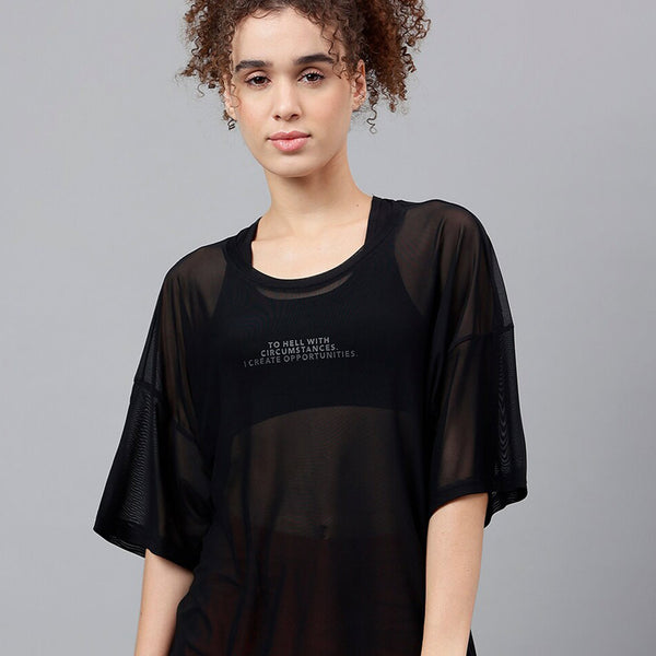 MKH Typography Printed Dri-Fit Relaxed Fit Training or Gym T-Shirt - Distacart