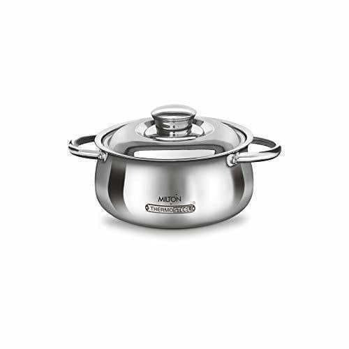 Stainless Steel Casserole - Silver - Distacart