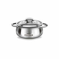 Thumbnail for Stainless Steel Casserole - Silver - Distacart