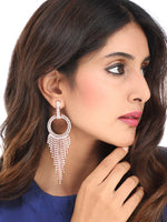 Thumbnail for Yellow Chimes Gold-Toned Contemporary Drop Earrings - Distacart