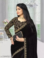 Thumbnail for Kalini Embroidered Bordered Saree - Distacart