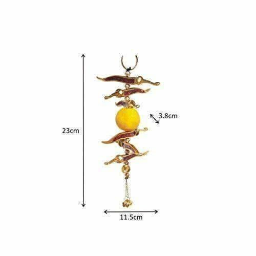 Neembu Mirch Meena Aluminium Metal Door Hanging - Distacart