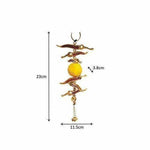 Thumbnail for Neembu Mirch Meena Aluminium Metal Door Hanging - Distacart
