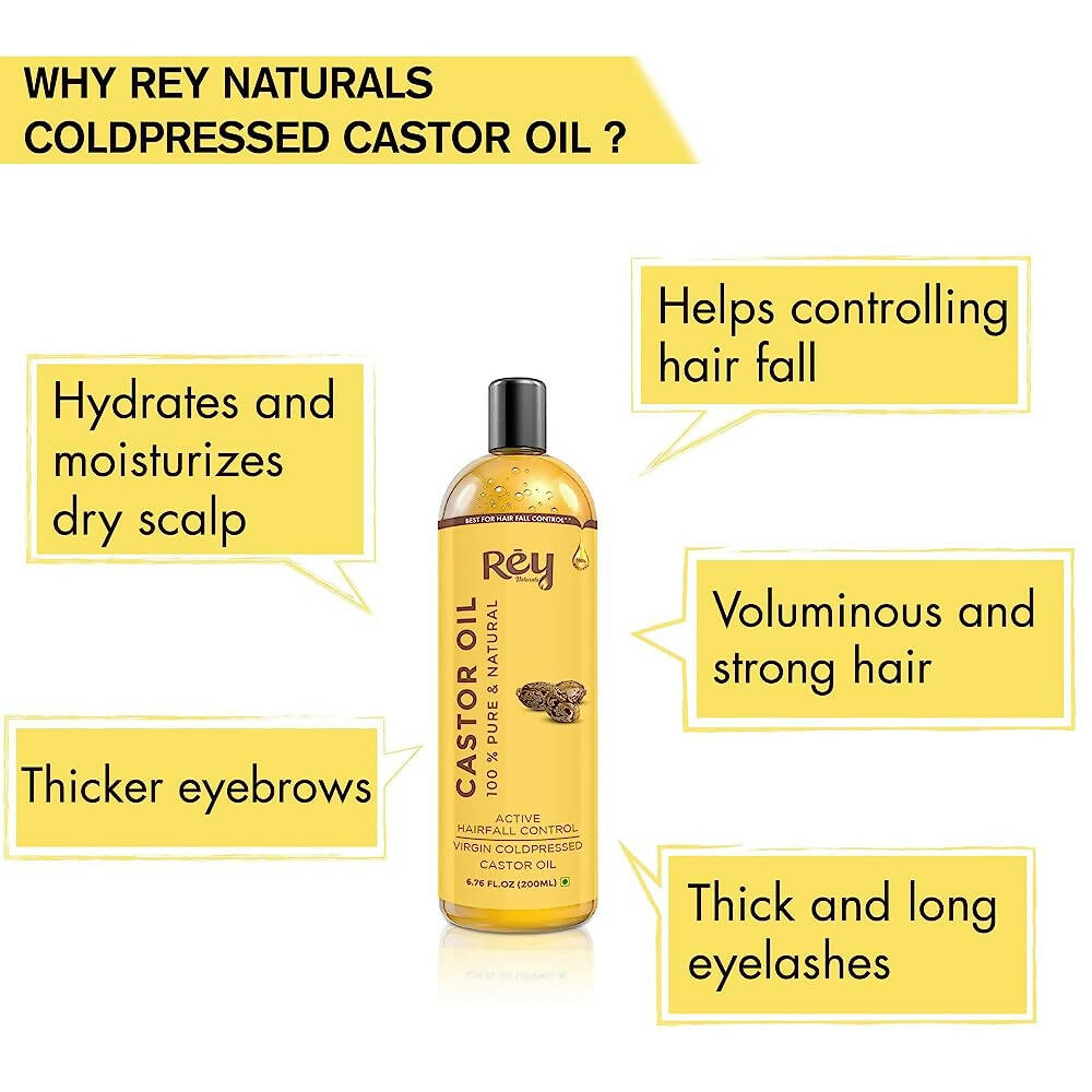 Rey Naturals Castor Oil - Distacart
