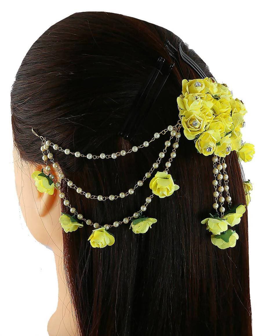 Yellow Flower Hair Accessories